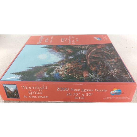 Moonlight Grace 2000 Piece Jigsaw Puzzle Klaus Strubel by SunsOut - Picture 2 of 3